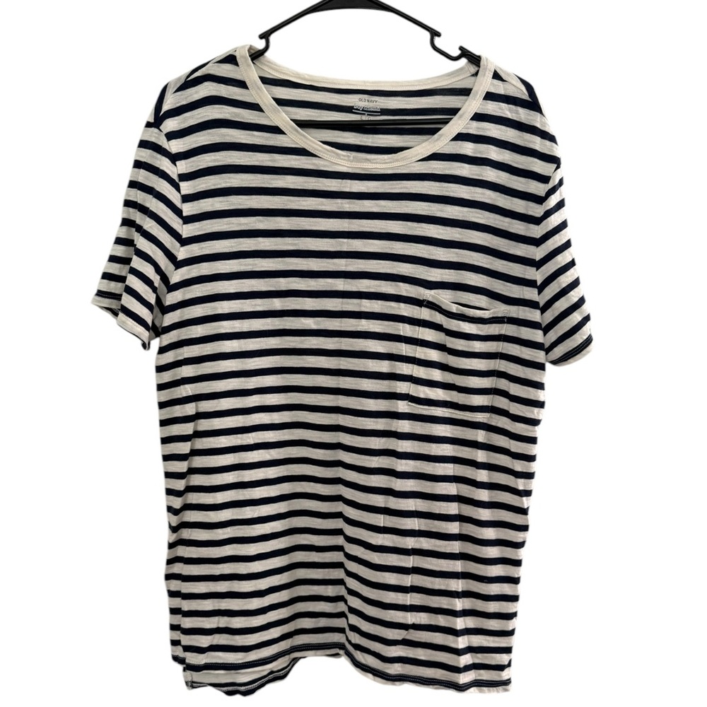 Old Navy Striped Boyfriend Tee